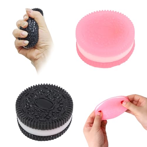 DOINEUFL Taba Squishy-Spielzeug, 2 Stück Fufu Squishy, Keks-Stressabbau-Spielzeug, Stressspielzeug für Erwachsene, ultraweiches Dekompressions-Quetschspielzeug für Frauen und Männer DOINEUFL Taba Squishy-Spielzeug, 2 Stück Fufu Squishy, Keks-Stressabbau-Spielzeug, Stressspielzeug für Erwachsene, ultraweiches Dekompressions-Quetschspielzeug für Frauen und Männer von DOINEUFL