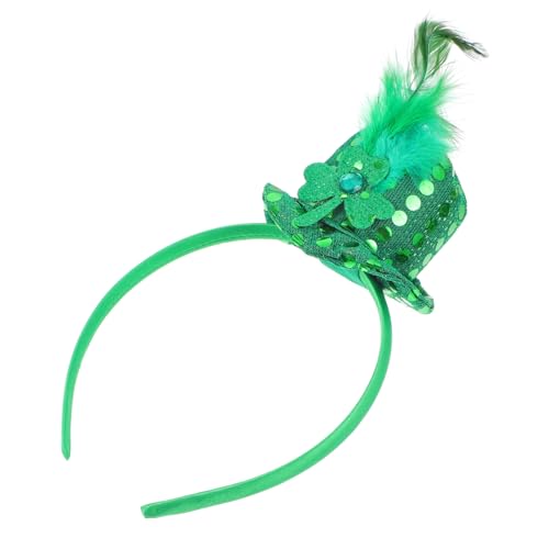 DOITOOL 1Stk St. Patricks Day Stirnband St. Pattys Day Stirnband st patricks stirnband St Patrick TagesPartyhüte stutzenhalter kopfschmuck partytisch bilden Yingschi Irland Requisiten Hut von DOITOOL