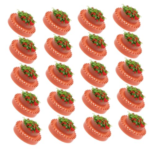 DOITOOL 20 Stück Maßstab Langlebige Miniatur Blumentöpfe für Puppenhaus Landschaftsgestaltung Wetterbeständige Gartendekoration für Sandtisch Modelle DOITOOL 20 Stück Maßstab Langlebige Miniatur Blumentöpfe für Puppenhaus Landschaftsgestaltung Wetterbeständige Gartendekoration für Sandtisch Modelle von DOITOOL