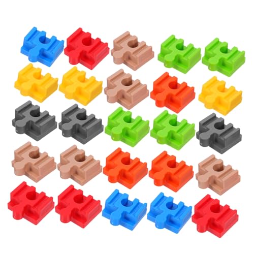 DOITOOL 28 Stück Holzstreckenanschluss Gleisverbinder aus Kunststoff Holzeisenbahn- Zugverbinder aus Holz Spurstecker Holz Bahngleise Bahngleis aus Gleiszubehör Plastik DOITOOL 28 Stück Holzstreckenanschluss Gleisverbinder aus Kunststoff Holzeisenbahn- Zugverbinder aus Holz Spurstecker Holz Bahngleise Bahngleis aus Gleiszubehör Plastik von DOITOOL