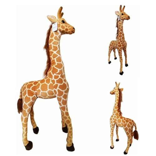 DOKUYIE 40 Zoll / 100 cm Plüsch-Giraffe, großes Stofftier, Dekorationsartikel für Kinderzimmer von DOKUYIE