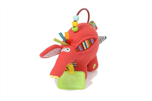 Dolce Toys Babyspielzeug Klassisches Kuscheltier Aardvark Archie - 25 cm - Mutterschaftsgeschenk Mädchen / Junge - 0 Jahre / 6 Monate von DOLCE