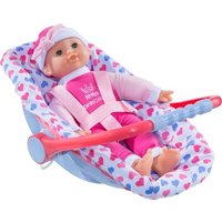 DOLLSWORLD 60444 Issy mit Babysitz, 30 cm von DOLLSWORLD