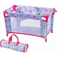 idee+spiel 08201 dollsworld Puppen-Reisebett Deluxe von DOLLSWORLD