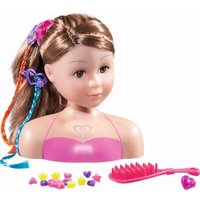 idee+spiel 58584 dollsworld Frisierkopf Ashley - blondes oder braunes Haar, sortiert von DOLLSWORLD