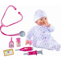 idee+spiel 60340 dollsworld Dolly Doktorpuppe mit Zubehör, 46 cm von DOLLSWORLD