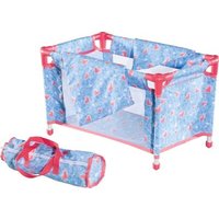 idee+spiel 60506 dollsworld Luxus Reisebett für Puppen von DOLLSWORLD