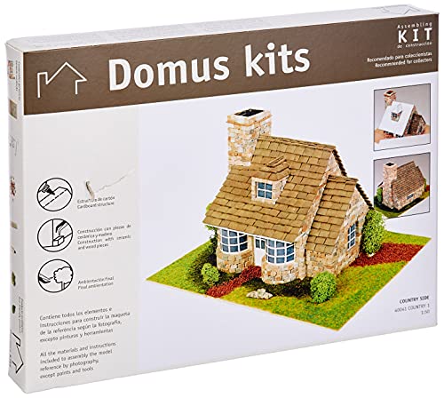 Domus Kits Domus Kits40041 1540 Teile Country 1 Hausmodell, Maßstab 1:50, Mehrfarbig von Domus Kits