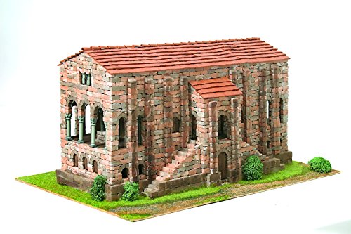 Domus Kits Domus Kits40090 4028 Teile Romanica 13 Sta. Maria de Naranco Kirchenmodell, Maßstab 1:65, Mehrfarbig von Domus Kits