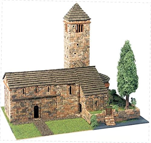 Domus Kits Domus Kits40091 3807 Teile Romanica 14 S. Pedro De Larrede Churche Modell, Maßstab 1:65, Mehrfarbig, Large von Domus Kits