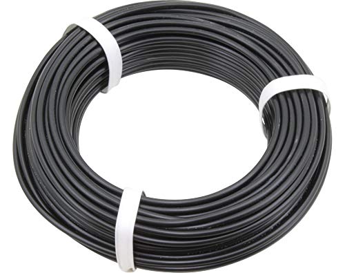 Donau Elektronik 2501 PVC Draht, schwarz, 25 m von DONAU ELEKTRONIK GMBH