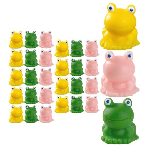 DONFAMDS 30 Stück Teiliges Mini Frosch Figuren aus Robustem Kunstharz Mattierte Garten deko für Mikrolandschaften DIY Puppenhaus und Schreibtisch Farbige Miniatur Frosch Statue für Innen DONFAMDS 30 Stück Teiliges Mini Frosch Figuren aus Robustem Kunstharz Mattierte Garten deko für Mikrolandschaften DIY Puppenhaus und Schreibtisch Farbige Miniatur Frosch Statue für Innen von DONFAMDS