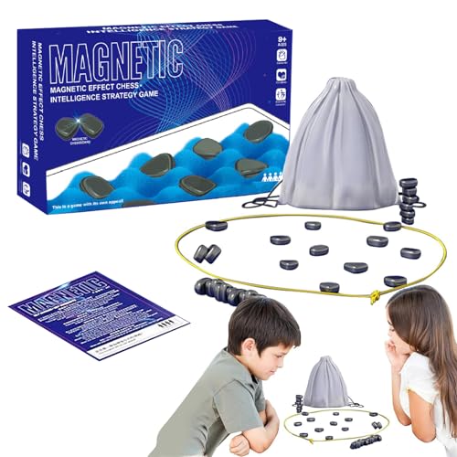 Magnetisches Schachspiel Set, Lustiges Tisch-Magnetspiel, Magnet Schach, Magnetschach, Pädagogisches Damespiel, Partyzubehör Für Familientreffen. von DONGZQAN