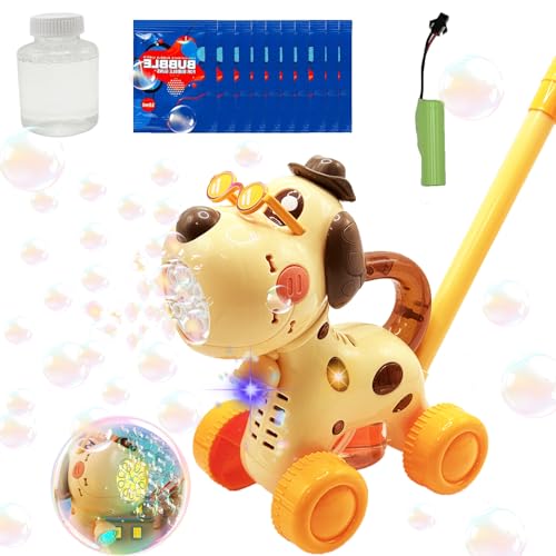 Seifenblasen Rasenmäher für Kinder, Rasenmäher Mit Seifenblasen für Kinder 3 4 5 6, Wiederaufladbar Bubble Maker mit 10 Beuteln Seifenblasenmaschine Blower Maker Seifenblasen Rasenmäher für Kinder, Rasenmäher Mit Seifenblasen für Kinder 3 4 5 6, Wiederaufladbar Bubble Maker mit 10 Beuteln Seifenblasenmaschine Blower Maker von DONGZQAN