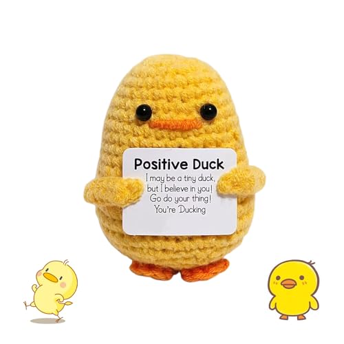 DOOCECIY Inspirierende Positive Geschenke, Positive Duck für Freundin Familie Freund Patient von DOOCECIY