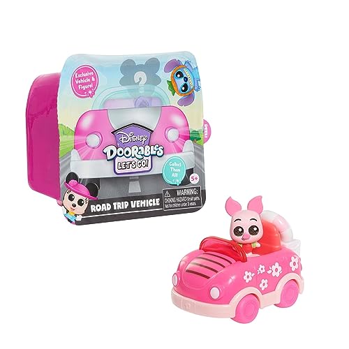 Disney Doorables, Let's Go Fahrzeug, mit Figur, Exklusive, zufällige Modelle, Spielzeug für Kinder ab 5 Jahren, GIOCHI PREZIOSI, DRB06 Disney Doorables, Let's Go Fahrzeug, mit Figur, Exklusive, zufällige Modelle, Spielzeug für Kinder ab 5 Jahren, GIOCHI PREZIOSI, DRB06 von Disney Doorables