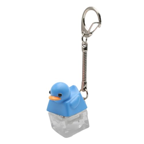 DOSERTY Entenquackender Fidgets-Spielzeug-Schlüsselanhänger, wiederaufladbar, lustiges Fidgets-Spielzeug, Enten-Tastatur-Tastenkappe, die Quacksalber zum Stressabbau mit Lichtern und Geräuschen für DOSERTY Entenquackender Fidgets-Spielzeug-Schlüsselanhänger, wiederaufladbar, lustiges Fidgets-Spielzeug, Enten-Tastatur-Tastenkappe, die Quacksalber zum Stressabbau mit Lichtern und Geräuschen für von DOSERTY