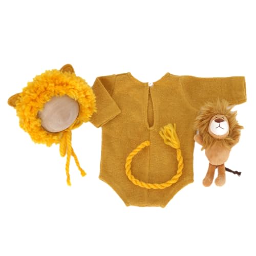 DOSERTY Strampler mit Cartoon-Thema, mit passendem Hut, Baby-Jumpsuits mit Foto-Requisiten, Outfits, Zubehör, Baby-Fotografie-Outfit DOSERTY Strampler mit Cartoon-Thema, mit passendem Hut, Baby-Jumpsuits mit Foto-Requisiten, Outfits, Zubehör, Baby-Fotografie-Outfit von DOSERTY