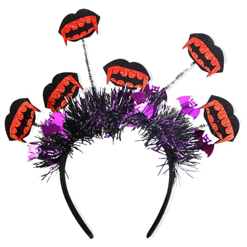 Zarte handgefertigte Haarspange für Halloween, Vintage, kreativer Frauen-Kopfschmuck für Themen-Events und lustige Totenkopf-Handhaarbänder Zarte handgefertigte Haarspange für Halloween, Vintage, kreativer Frauen-Kopfschmuck für Themen-Events und lustige Totenkopf-Handhaarbänder von DOSERTY