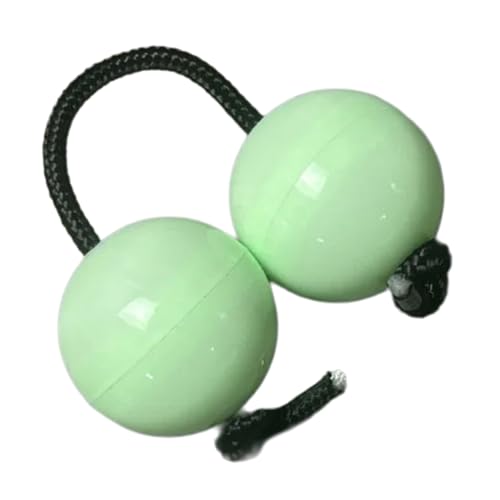 DOUDINGMAO Aslatua afrikanischer Shaker Rassel Doppelkürbis polyrhythmisches Einzelhandpercussion-Instrument Rhythmischer Ball für Kinder und Erwachsene von DOUDINGMAO