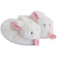 DOUDOU 8901308 Bonbon Hase Füsslinge mit Rassel, rosa von DOUDOU