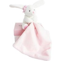 DOUDOU 8903337 Hase mit Schmusetuch, rosa 10 cm von DOUDOU