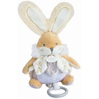 DOUDOU 8903491 Musikspieluhr Hase, weiß 20 cm von DOUDOU