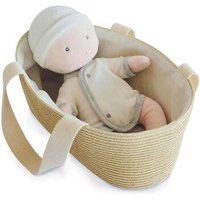 DOUDOU 8903626 Baby & Tragetasche weiß, grau 28 cm von DOUDOU