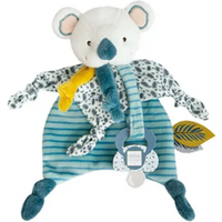 DOUDOU 8903665 Koala Schmusetuch mit Schnullerhalter 20 cm von DOUDOU