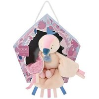 DOUDOU 8904046 Vogel Cui-Cui rosa (mit Zwitschern) 22cm von DOUDOU