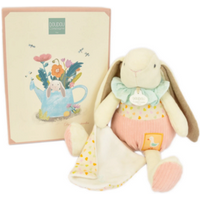 DOUDOU 8904208 Schlenkerhase mit Schmusetuch, 28 cm von DOUDOU