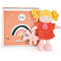 DOUDOU 8906002 Schmusepuppe, Koralle 21 cm Jolijou câline, Box von DOUDOU