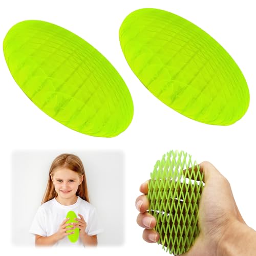 DOWNDRIFT Fidget Wurm Spielzeug Anti Stress Spielzeug Stressabbau Spielzeug,Fidget Worm Toy Fidget Spielzeug,Sensory Toys für Erwachsene Kinder (Grün) von DOWNDRIFT