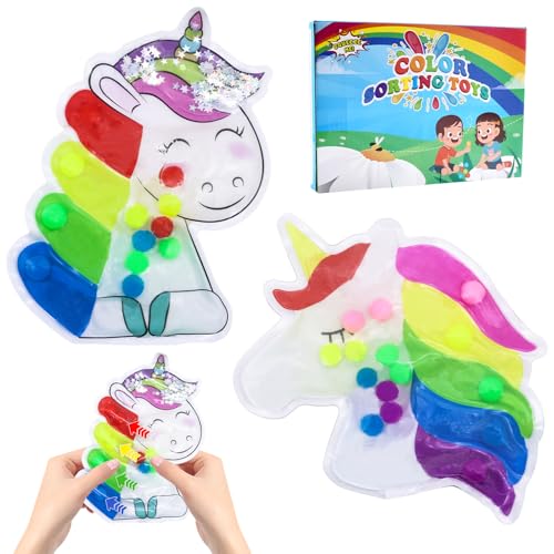 DOWNDRIFT Sensorik Spielzeug,Sensory Toys for Kids, Anti Stress Spielzeug Autismus Squeeze Spielzeug Stressabbau Spielzeug Sensory Squeeze Toys Antistress Spielzeug für ADHS (Einhorn) von DOWNDRIFT