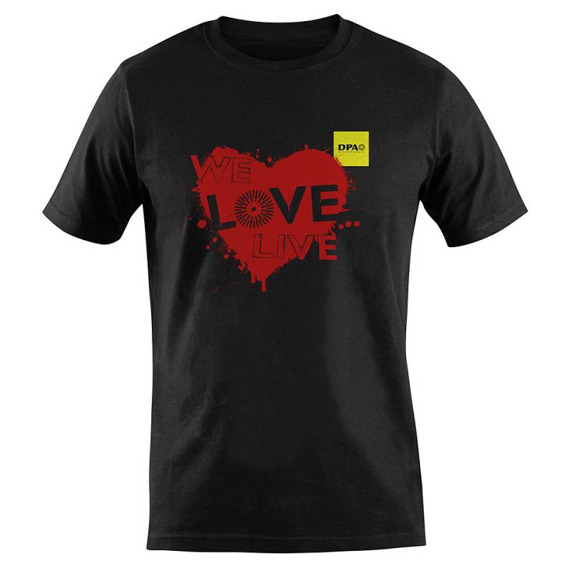 DPA T-Shirt DPA WE LOVE LIVE M T-Shirt von DPA