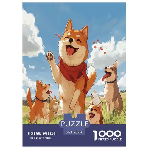 Akita Hund Puzzles 1000 Teile Schwer Puzzle Spielzeug Lernspiel Impossible Herausforderungsspielzeug Für Erwachsene Und Kinder in Bewährter 70x50cm/1000pcs Akita Hund Puzzles 1000 Teile Schwer Puzzle Spielzeug Lernspiel Impossible Herausforderungsspielzeug Für Erwachsene Und Kinder in Bewährter 70x50cm/1000pcs von DPEOANEBN