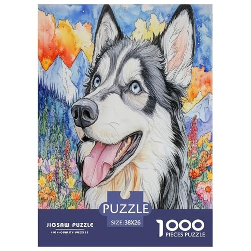 Alaskanische Malamute Puzzles 1000 Teile Schwer Puzzle Spielzeug Pädagogisches Spiel Impossible Herausforderung Spielzeug Für Erwachsene Und Kinder Ab 14 Jahren 38x26cm/1000pcs Alaskanische Malamute Puzzles 1000 Teile Schwer Puzzle Spielzeug Pädagogisches Spiel Impossible Herausforderung Spielzeug Für Erwachsene Und Kinder Ab 14 Jahren 38x26cm/1000pcs von DPEOANEBN