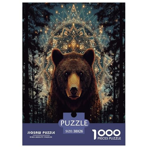 Braun Bär Puzzles 1000 Teile Schwer Puzzle Spielzeug Lernspiel Impossible Herausforderung Spielzeug Für Erwachsene Kinder 38x26cm/1000pcs Braun Bär Puzzles 1000 Teile Schwer Puzzle Spielzeug Lernspiel Impossible Herausforderung Spielzeug Für Erwachsene Kinder 38x26cm/1000pcs von DPEOANEBN