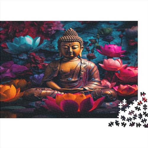 Buddha Statue Puzzlespiel 1000 Teile, Puzzle Erwachsene 1000 Teile, Impossible Puzzle GesKükenlichkeitsspiel Für Die Ganze Familie, Puzzle Erwachsene 1000 Teile Puzzel 1000pcs (75x50cm) von DPEOANEBN