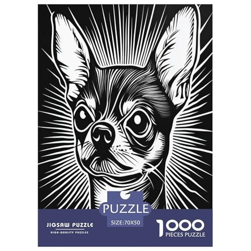 Chihuahua Puzzle 1000 Teile Schwer Puzzle Spielzeug Lernspiel Impossible Herausforderungsspielzeug Für Erwachsene Und Kinder Ab 14 Jahren 70x50cm/1000pcs Chihuahua Puzzle 1000 Teile Schwer Puzzle Spielzeug Lernspiel Impossible Herausforderungsspielzeug Für Erwachsene Und Kinder Ab 14 Jahren 70x50cm/1000pcs von DPEOANEBN
