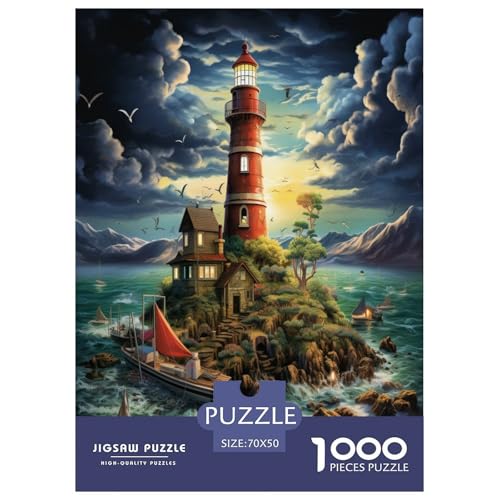 Coastal Leuchtturms Puzzle 1000-teilige Schwer Puzzle Spielzeug Lernspiel Impossible Herausforderungsspielzeug Für Erwachsene Und Kinder Ab 12 Jahren 70x50cm/1000pcs Coastal Leuchtturms Puzzle 1000-teilige Schwer Puzzle Spielzeug Lernspiel Impossible Herausforderungsspielzeug Für Erwachsene Und Kinder Ab 12 Jahren 70x50cm/1000pcs von DPEOANEBN