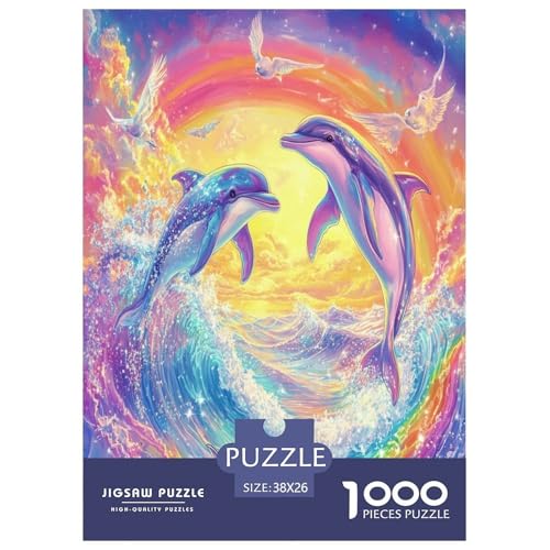 Delphin Puzzle 1000-teilige Schwer Puzzle Spielzeug Lernspiel Impossible Herausforderung Spielzeug Für Erwachsene Kinder 38x26cm/1000pcs Delphin Puzzle 1000-teilige Schwer Puzzle Spielzeug Lernspiel Impossible Herausforderung Spielzeug Für Erwachsene Kinder 38x26cm/1000pcs von DPEOANEBN