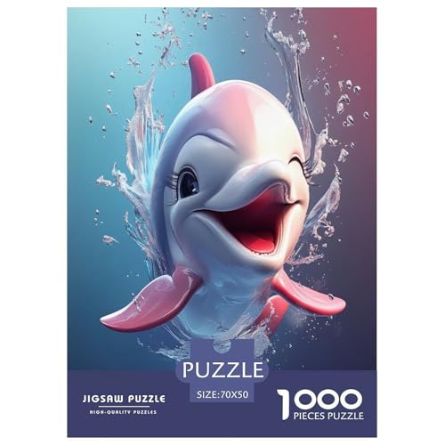 Delphin Puzzle 1000-teilige Schwer Puzzle Spielzeug Lernspiel Impossible Herausforderung Spielzeug Für Erwachsene Und Kinder Ab 12 Jahren 70x50cm/1000pcs Delphin Puzzle 1000-teilige Schwer Puzzle Spielzeug Lernspiel Impossible Herausforderung Spielzeug Für Erwachsene Und Kinder Ab 12 Jahren 70x50cm/1000pcs von DPEOANEBN