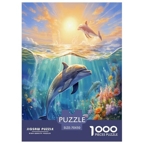 Delphin Puzzles 1000 Teile Schwer Puzzle Spielzeug Lernspiel Impossible Herausforderung Spielzeug Für Erwachsene Und Kinder Ab 12 Jahren 70x50cm/1000pcs Delphin Puzzles 1000 Teile Schwer Puzzle Spielzeug Lernspiel Impossible Herausforderung Spielzeug Für Erwachsene Und Kinder Ab 12 Jahren 70x50cm/1000pcs von DPEOANEBN
