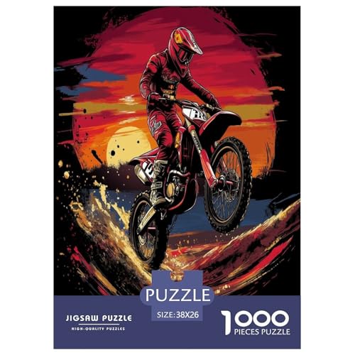 Dirt Bike Puzzles 1000-teilige Schwer Puzzle Spielzeug Lernspiel Impossible Herausforderungsspielzeug Für Erwachsene Kinder 38x26cm/1000pcs Dirt Bike Puzzles 1000-teilige Schwer Puzzle Spielzeug Lernspiel Impossible Herausforderungsspielzeug Für Erwachsene Kinder 38x26cm/1000pcs von DPEOANEBN