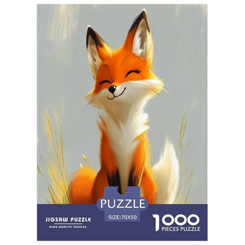 Fox Puzzle 1000 Teile Schwer Puzzle Spielzeug Lernspiel Impossible Herausforderung Spielzeug Für Erwachsene Und Kinder Ab 14 Jahren 70x50cm/1000pcs Fox Puzzle 1000 Teile Schwer Puzzle Spielzeug Lernspiel Impossible Herausforderung Spielzeug Für Erwachsene Und Kinder Ab 14 Jahren 70x50cm/1000pcs von DPEOANEBN