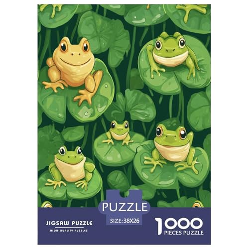 Frosch Puzzles 1000 Teile Schwer Puzzle Spielzeug Lernspiel Impossible Herausforderung Spielzeug Für Erwachsene Kinder 38x26cm/1000pcs Frosch Puzzles 1000 Teile Schwer Puzzle Spielzeug Lernspiel Impossible Herausforderung Spielzeug Für Erwachsene Kinder 38x26cm/1000pcs von DPEOANEBN