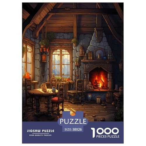 Gemütliches Cottage Puzzles 1000-teilige Schwer Puzzle Spielzeug Lernspiel Impossible Herausforderungsspielzeug Für Erwachsene Und Kinder in Bewährter 38x26cm/1000pcs Gemütliches Cottage Puzzles 1000-teilige Schwer Puzzle Spielzeug Lernspiel Impossible Herausforderungsspielzeug Für Erwachsene Und Kinder in Bewährter 38x26cm/1000pcs von DPEOANEBN