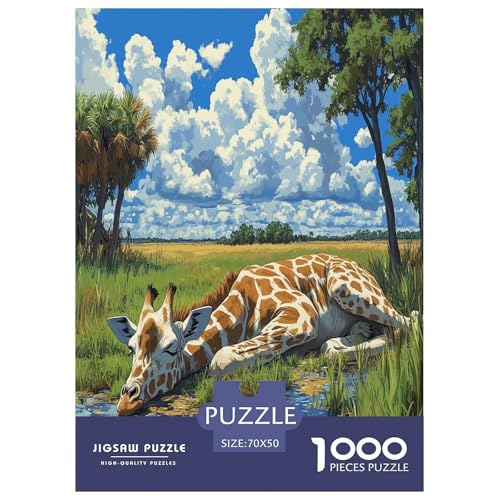 Giraffe Puzzle 1000 Teile Schwer Puzzle Spielzeug Lernspiel Impossible Herausforderungsspielzeug Für Erwachsene Und Kinder in Bewährter 70x50cm/1000pcs Giraffe Puzzle 1000 Teile Schwer Puzzle Spielzeug Lernspiel Impossible Herausforderungsspielzeug Für Erwachsene Und Kinder in Bewährter 70x50cm/1000pcs von DPEOANEBN