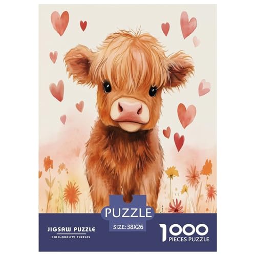Highland Kuh Puzzles 1000 Teile Schwer Puzzle Spielzeug Pädagogisches Spiel Impossible Herausforderungsspielzeug Für Erwachsene Kinder 38x26cm/1000pcs Highland Kuh Puzzles 1000 Teile Schwer Puzzle Spielzeug Pädagogisches Spiel Impossible Herausforderungsspielzeug Für Erwachsene Kinder 38x26cm/1000pcs von DPEOANEBN